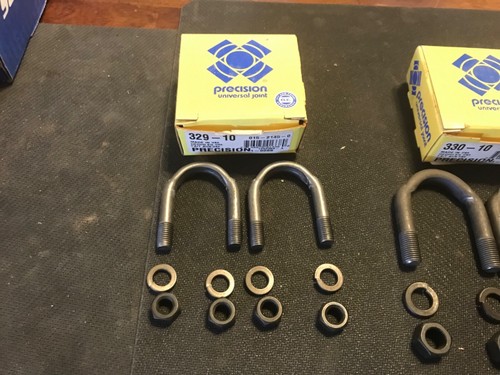 3 Sets of Moog U-Joint Hardware Kits Straps,Bolts, Nuts 329-10, 330-10, 331-10 - Picture 3 of 6