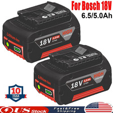 For Bosch Li-ion Battery/Charger 18V 6.5Ah 5.0AH BAT609 BAT610G BAT618 24618-01