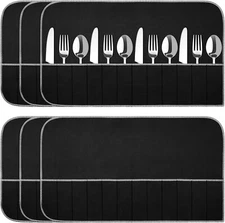 6Pcs Anti Tarnish Silver Storage Bag Silver Storage Cloth FeltFlatware Organizer