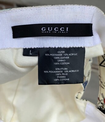 Women\'s Gucci All Over Print Hat (Size L, Fits Smaller) Women main image 4