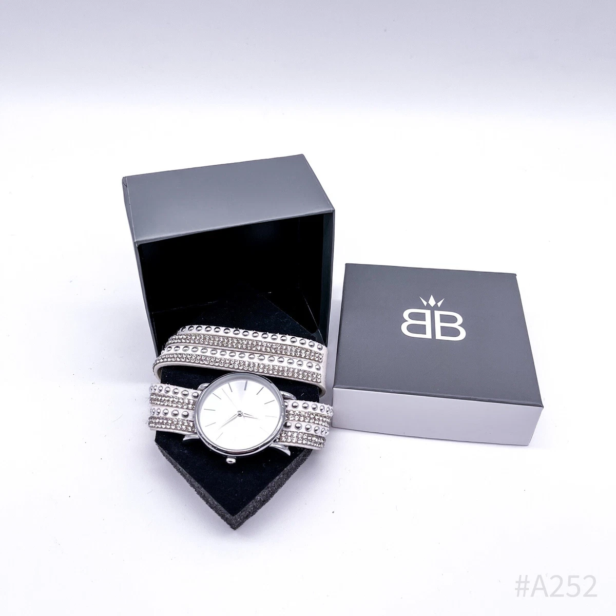 Bijou Brigitte Women s Wristwatch with Original Case Silver