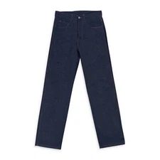 NWT CARNE BOLLENTE BLUE BLAST IN THE ASS DENIM STRAIGHT-LEG JEANS SIZE 24 $180