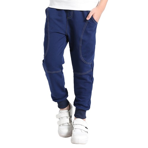 Kids Boys Trousers Fashion Sweatpants Drawstring Pants Cycling Sportswea Dance - Picture 29 of 56