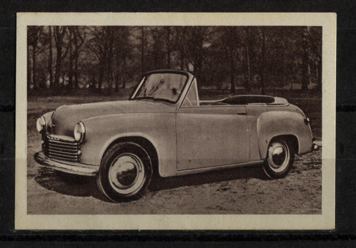 Hillman Minx Cabriolet 1951 Vintage 1950s Dutch Trading Card | eBay