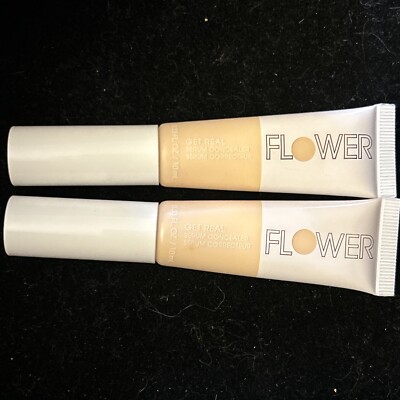 (2X) Flower Get Real Serum Concealer, Ivory, 0.33 FL. OZ. Each