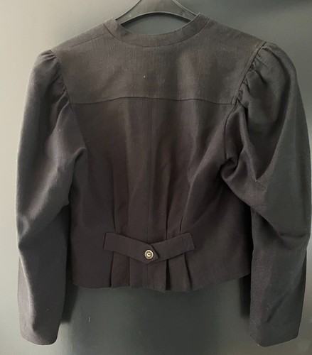 Chaqueta tradicional de mujer Janker negra talla 40 de original Loden Fürst - Imagen 2 de 3