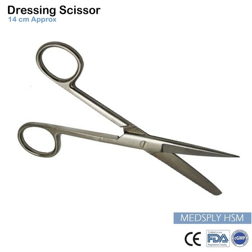 Surgical Dressing Scissor Medical Hospital First Aid Operating Nurses Scissors - Picture 3 of 4