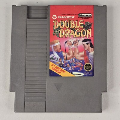 Double Dragon Authentic NINTENDO NES GAME Tested WORKING Ships FAST