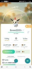 Shiny Eevee  Party Hat  Pokemon Tr de Go