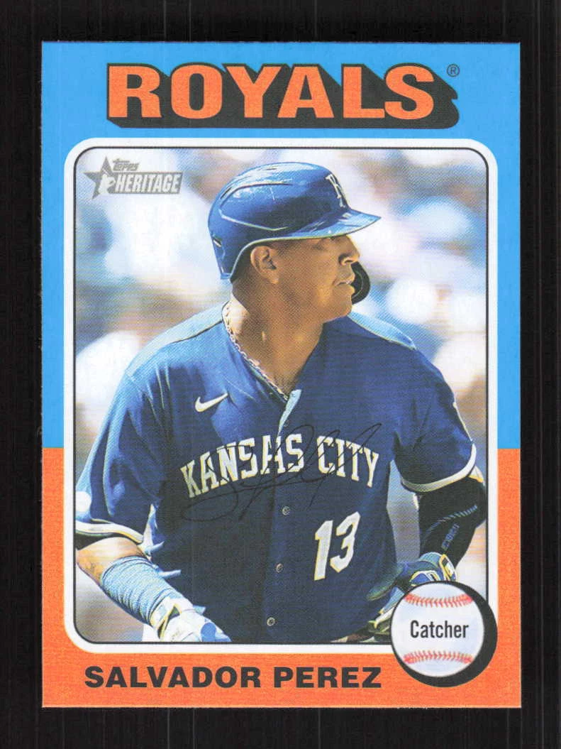 Salvador Perez trading card