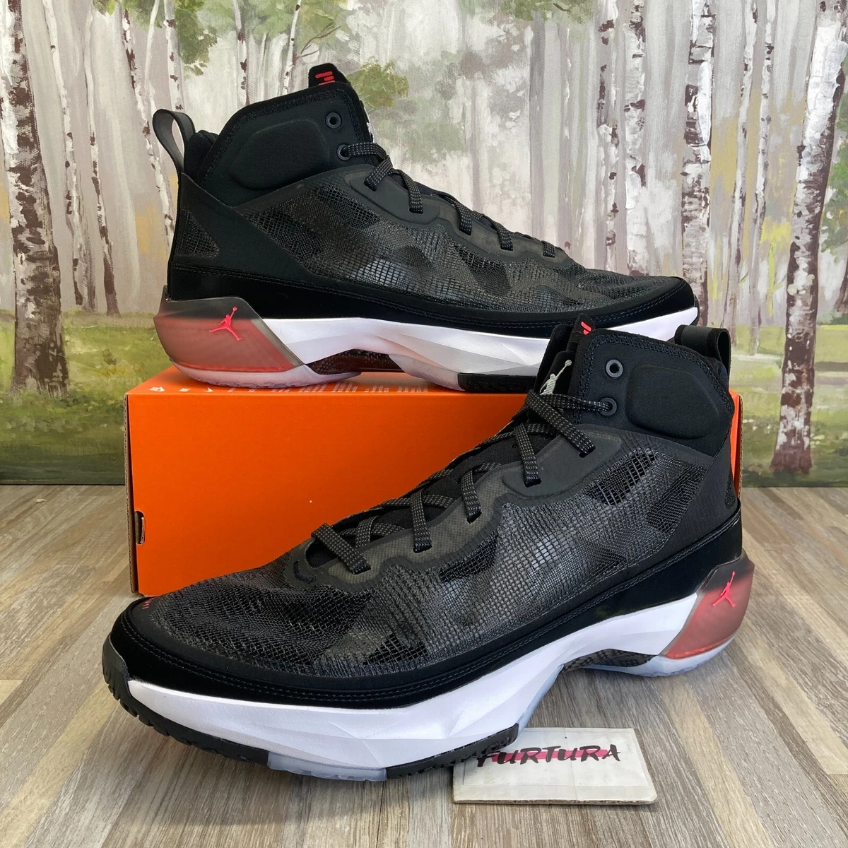 Nike Air Jordan 37 XXXVII Black Punch White DD6958-091 Menu0026#039;s Size 14  Shoes #15B | eBay