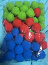 Waterproof Balls Reusable For Pool Outdoor Backyard Play Green Red Blue