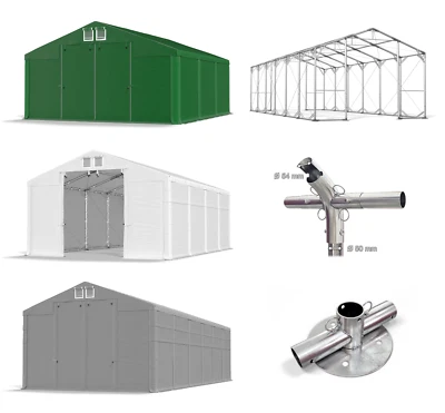 DAS COMPANY LAGERZELT 4x6 - 8x12 PVC Zelthalle Weidezelt Unterstand Ganzjähriges POLAR PLUS