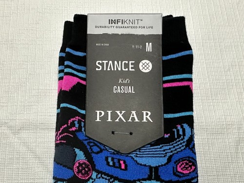 NWT Kid's Stance Infiknit Casual Pixar Lightyear Socks Size Medium (11-2) Black - Picture 2 of 5