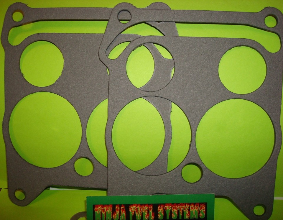 6569 ROCHESTER QUADRAJET CARBURETOR METAL BAFFLE & 2 PAPER BASE