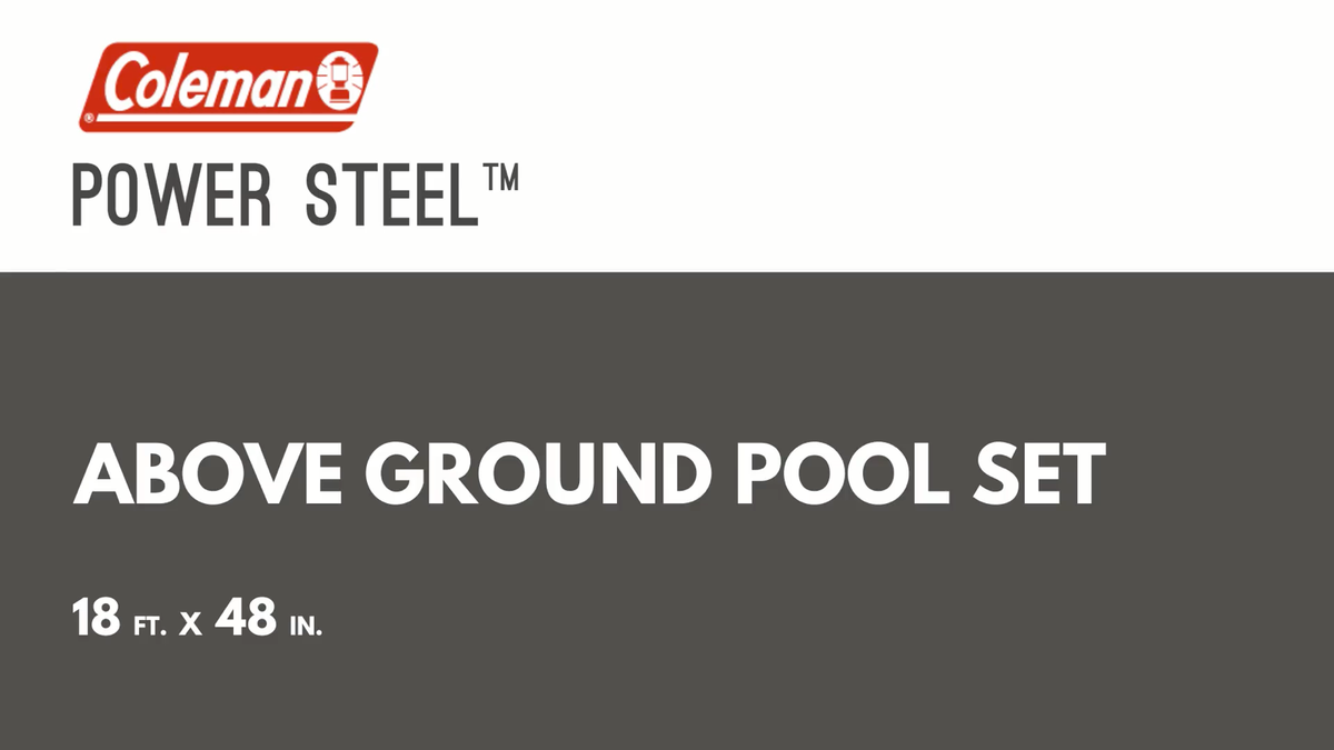 Deluxe Coleman Power Steel 18' x 48