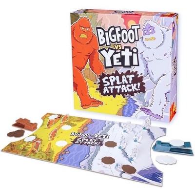 Bigfoot vs Yeti Splat Attack Family Dexterity Game Brand New