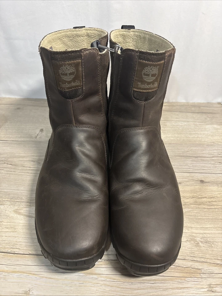 Timberland Chillberg Mid Slip-on Side Zip 200G Waterproof Leather Boot Size 14 - Image 3 of 4