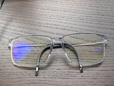 Men's Silhouette Eyeglasses Frame 2928 75 1010 Crystal Glacier Clear 56-15-135  
