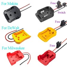 Power Connector DIY Battery Adapter Holder Dock For DeWalt 18V/20V Max Battery