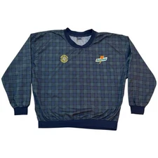 Vintage Swingster Gatorade Jacket Windbreaker Plaid Pullover Jacket Men’s XL