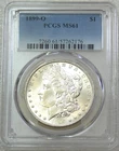 1899-O Morgan Silver Dollar PCGS MS61 Frosty White Just Graded New Holder #W293C