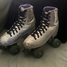 Impala Women's Roller Skates Holographic, US size 6 Womens Quad Skates