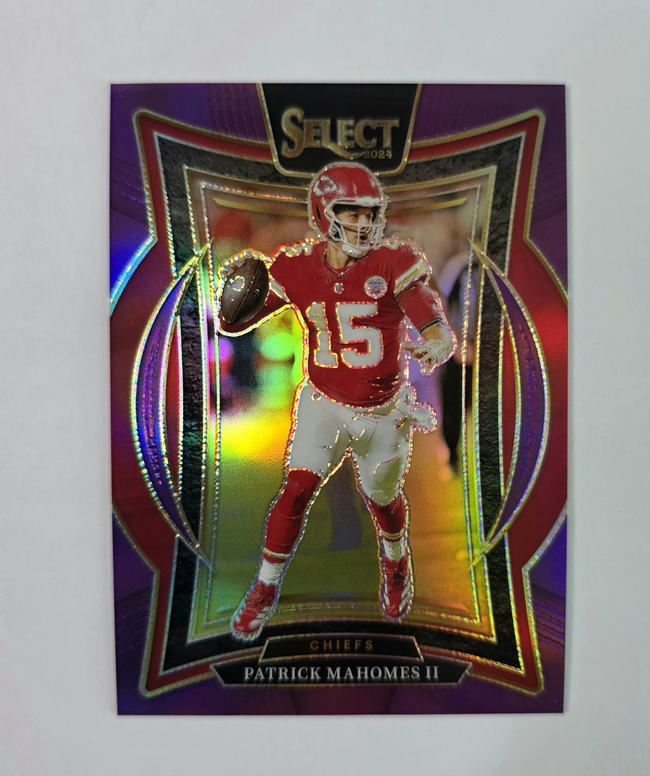 Patrick Mahomes II 2024 Select Purple Concourse Level Chiefs /75 Chiefs #33 Mint