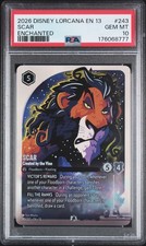 2026 DISNEY LORCANA EN 13-ATTACK OF THE VINE SCAR - CREATED BY THE VINE PSA 10