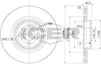 Icer Bremsscheiben FüR Mini Cabrio Clubman Kombi Coupe Roadster 1.6 06-15