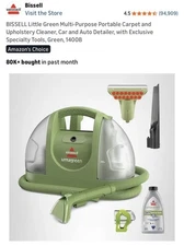 BISSELL Little Green Multi-Purpose Portable Carpet and Upholstery Cleaner NIB