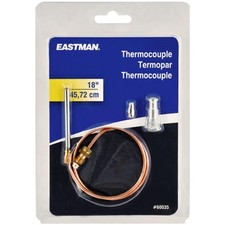 Eastman 18 Inch Gas Thermocouple, Stainless Steel 18 in.,