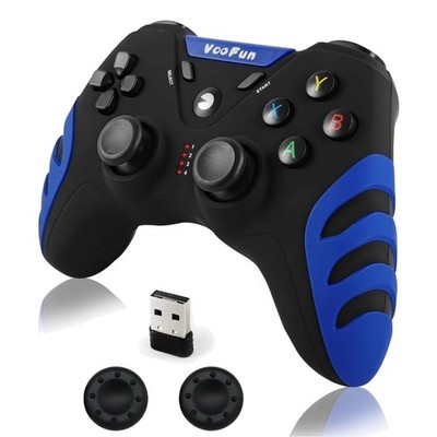 PC Controller Wireless mit Hall Effekt Joystick Dual Vibration Blau für Windows