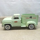 Vintage Tonka Farms Horse Truck, Pressed Steel Toy Vehicle, Mint Green