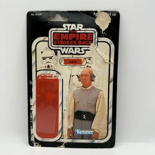 Vintage Kenner Star Wars Lobot Figure Card 48 Back CARDBACK 1980