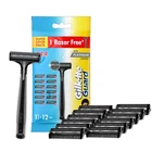1 Gillette Guard Razor with 12 blade cartridge pack | for safe Smooth shaving