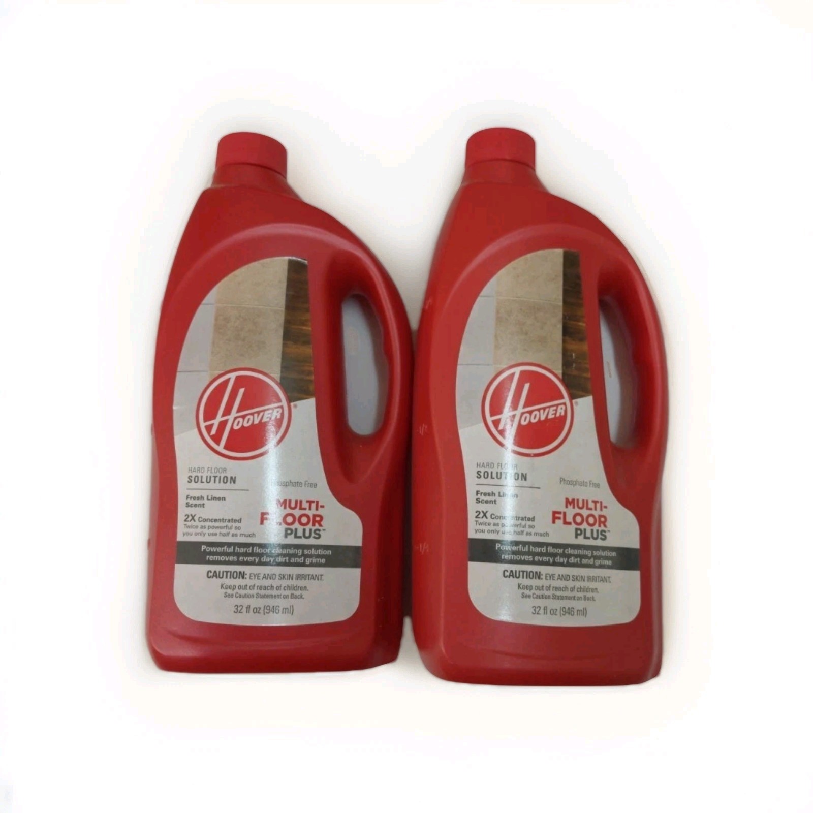2x Hoover Multi-Floor Plus Concentrate Cleaning Fresh Linen 