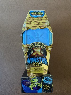 Treasure X Monster Gold Blue Coffin Action Figure W/13 Level Adventure Series 8
