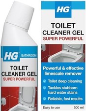 HG Toilet Cleaner Gel Super Powerful Super Powerful 500ml Cleans Toilet Bowl Uk 15.18 per litre