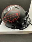 OJ Simpson Autographed Buffalo Bills Eclipse Mini Helmet- JSA W Auth *Silver