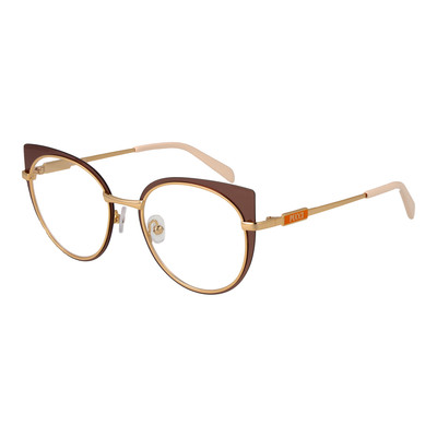 Pucci Damen Brille EP5220 047 Brown Full Rim Metall Schmetterling Rahmen 51mm