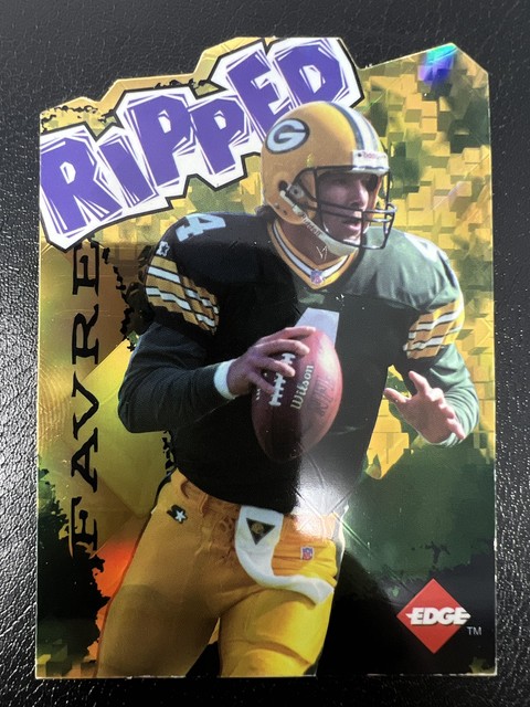 1996 Collector's Edge #6 Brett Favre Ripped Die Cut /500