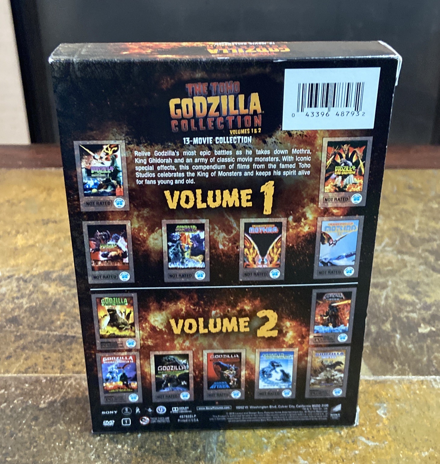 The ToHo Godzilla Collection Volumes 1 & 2 (DVD, 2016, 13-Movie ...