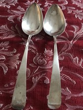 ANTICO SET CUCCHIAI PIATTO ARGENTO 