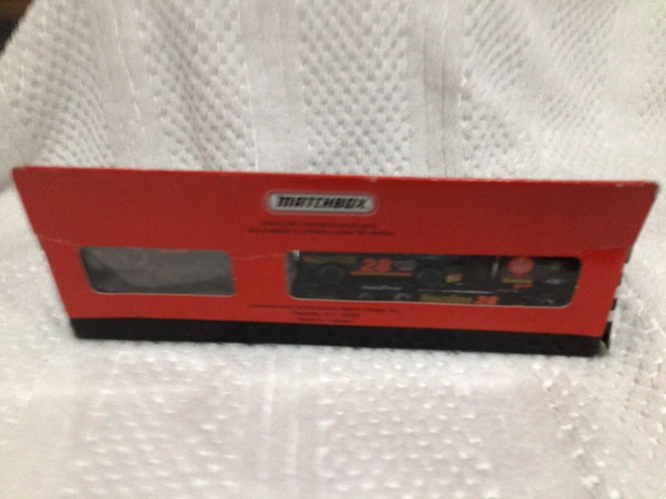 Vintage 1993 Matchbox Team Convoy Davey Allison #28 Texaco Havoline Set NASCAR - Image 2 of 3