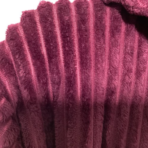 Secret Treasures Jr M 8–10 Soft Wrap Robe Wide Wale Corduroy 2 per in! Plum 44" - Picture 7 of 11