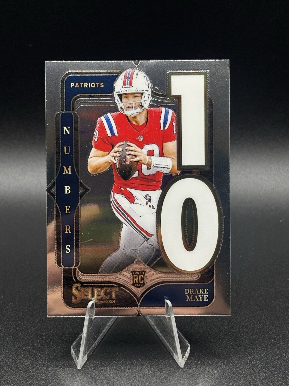 2024 Panini Select - Select Numbers Drake Maye #20 (RC)