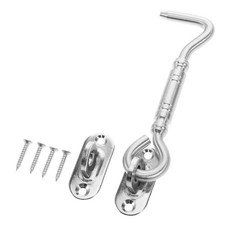  Stainless Steel Door Lock Catch Barn Locks for Bathroom Eye Hook Latch Bedroom