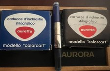 AURORA penna stilografica 88 MECCANISMO INTERNO 2 DUO CART con CARTUCCE