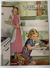 US Steel News Magazine October 1940: Home Number